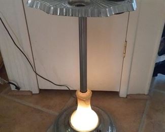 Antique lighted cigarette stand