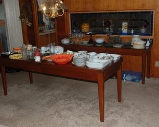 nice selection of serving and entertaining china- Williams Sonoma pieces