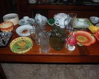 All kinds of serving china