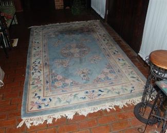 plush oriental carpet