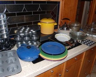 1 more le creuset cookware and kitchen collectibles