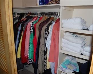 down hall to boy's bedrooms, more clothes