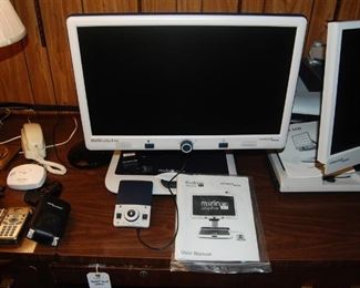 Merlin Elite Pro-HD-is a high definition desktop CCTV. features full page text to SPEECH. Merlin will read any printed text ALOUD. This is a special tool for the blind.