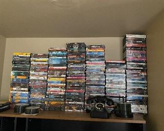 Lot of Cds and VHS  Buy it Now $200.00