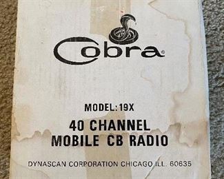 Cobra CD Radio 19x  BUY IT NOW $10