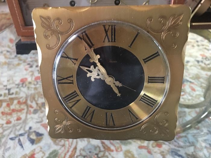Seth Thomas Small Desk Clock 1 Jewel Made In Germany