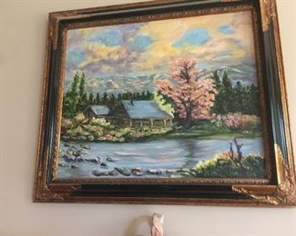 Original Oil Local Artist La Rena Draper