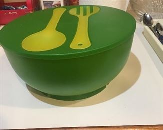 Crate and Barrel Salad Bowl