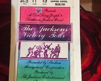 Jackson Victory Tour Ticket Arrowhead!
