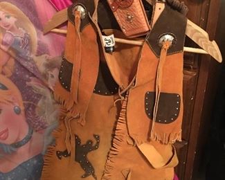 Lots of kids dress up or Halloween costumes and hats