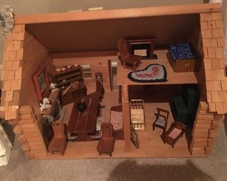 Miniature Log Cabin