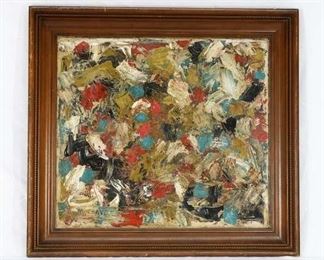 M. Chavez Abstract Brush Stroke Landscape