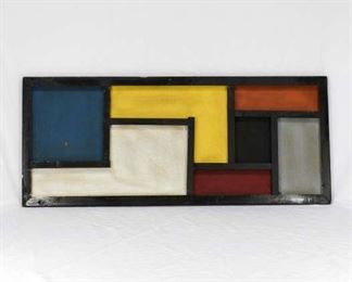 Mondrian Style Geometric Landscape