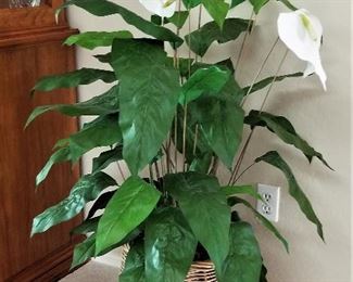 Calla lily faux plant