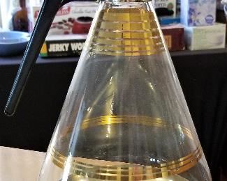 Mid-century modern Pyrex warmer pot