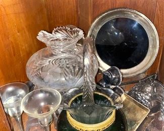 Clear glass, formal items