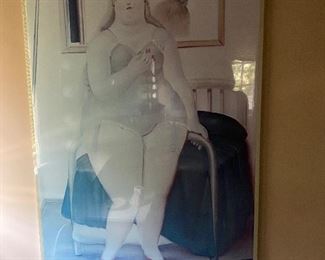 Botero Marlborough framed poster