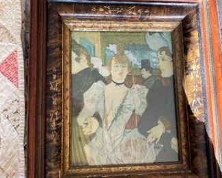 Framed picture of lovely ladies