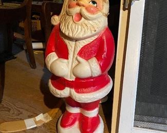 Blow mold Santa