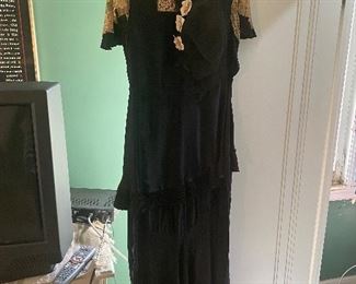 Vintage dress and hat