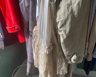 Vintage dress with lace