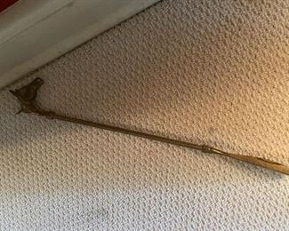 Brass horse head long shoe horn