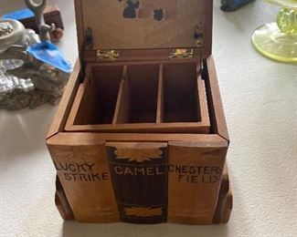 Vintage cigarette box
