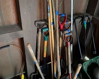 Shovels, fertilizer, more