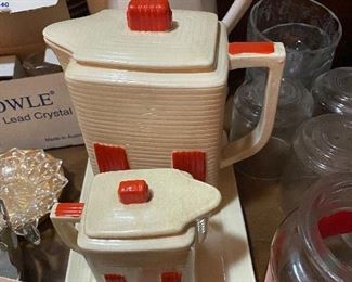 Vintage pitcher set
