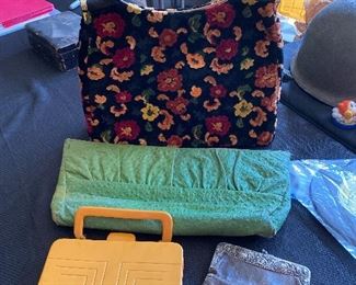 Vintage purses - bakelite, embroidered, more