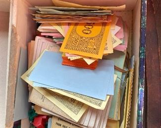 Vintage Monopoly pieces