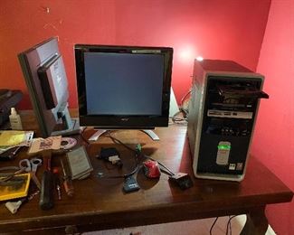 Computer and screens