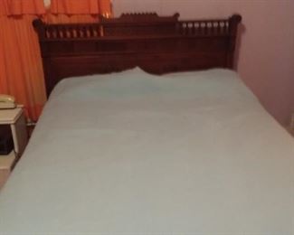 Fantastic Eastlake Carved Full Size Bed