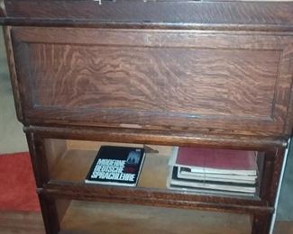Barrister Bookcase with Drop Front Writing Desk