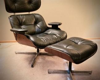 Selig Lounge Chair and Ottoman