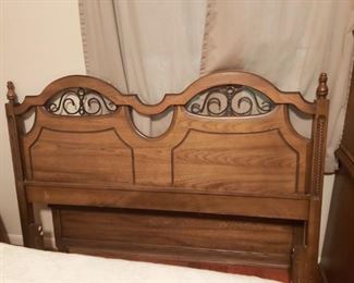 Mid Century Queen Bed by Bassett