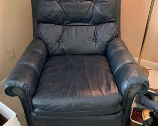 	#9	Navy Barcalounger leather recliner	 $25.00 		