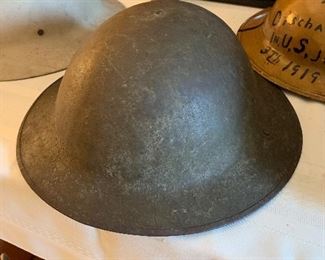 #39 WWII Steel Helmet $125.00