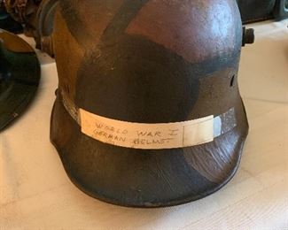 	#41	WWI German Camo Steel Helmet M-16 M-17	 $275.00 		 	