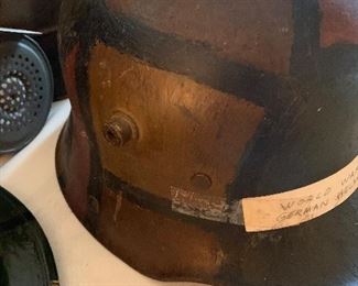 #41 WWI German Camo Steel Helmet M-16 M-17 $275.00