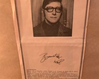 #80 Karl Brandstatter signed and numbered print $100.00