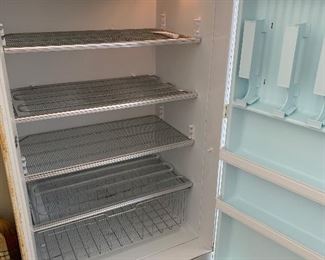 #81 Frigidaire No. 186 freezer. Not frost free. $25.00