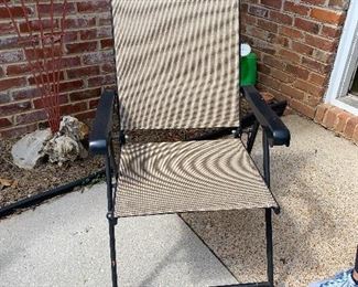 #91 Outdoor folding chair $10.00