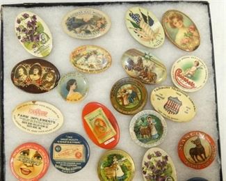 COLLECTION EARLY POCKET MIRRORS 