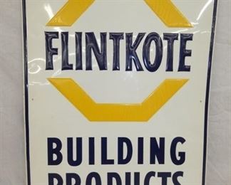 20X28 EMB. FLINTKOTE PRODUCTS SIGN 