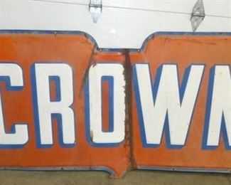 36X96 EMB. CROWN WING SIGN 