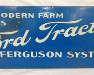 30X12 FORD TRACTOR DEALER SIGN 
