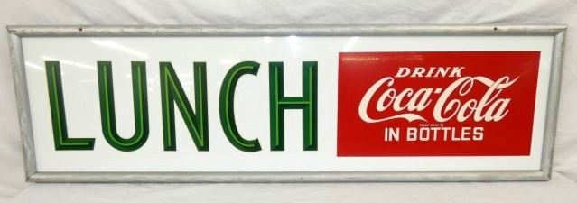 48X14 LUNCH COCA COLA SIGN 
