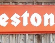 22X180 FIRESTONE PLASTIC INCERT SIGN 
