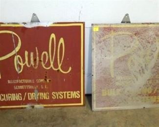 30X54 POWELL RED BARN SIGN 